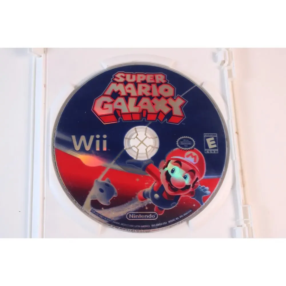 Super Mario Galaxy (Nintendo Wii, 2007) Authentic, Tested/works